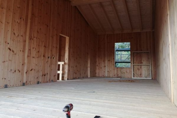 Progettazione strutturale di una casa in legno massello naturale (cod. AF2-355290)