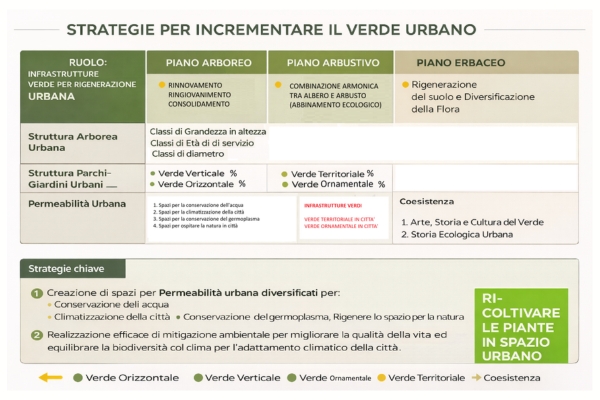 La modellazione del sistema verde urbano, criteri tecnici per la progettazione delle infrastrutture verdi (cod. AF3-466429)